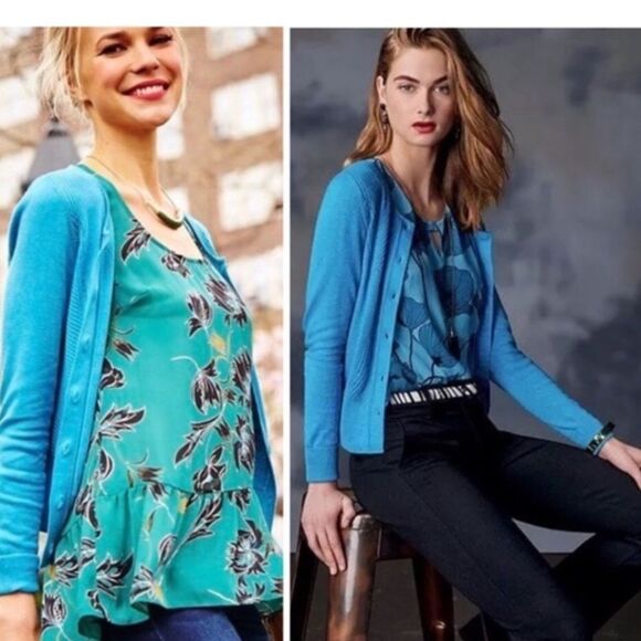 CAbi "Darby Cardigan" Ribbed Sweater Size Small - Picture 3 of 8